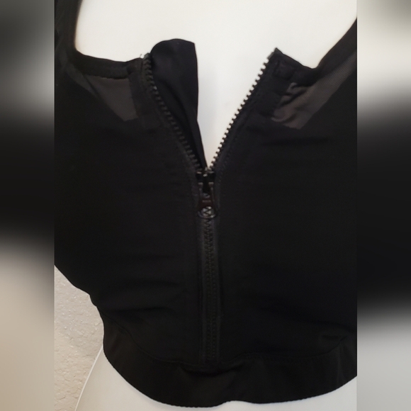 Yvette High Impact Sports Bra Front Closure Double Deck Mesh Running 44D 44E 44F - Picture 11 of 14